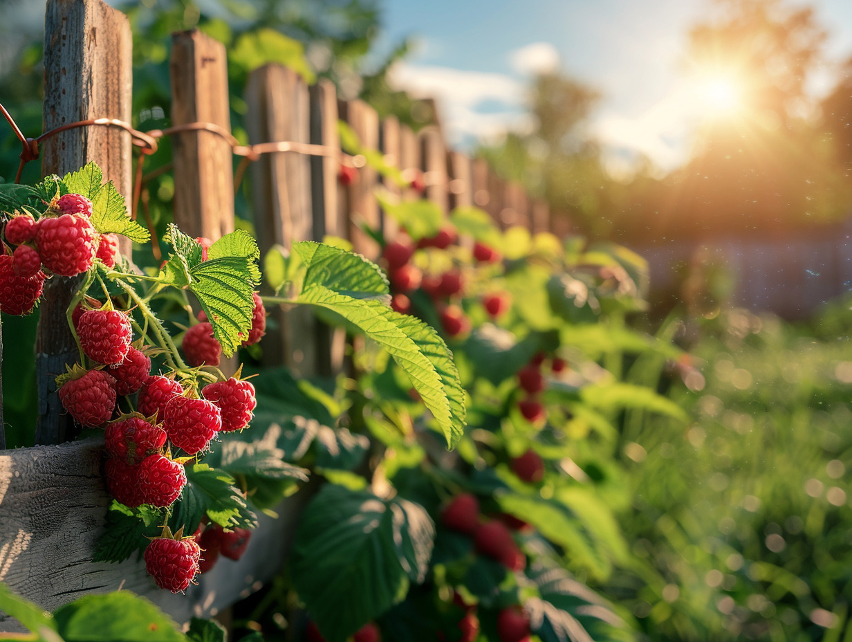 framboises jardin