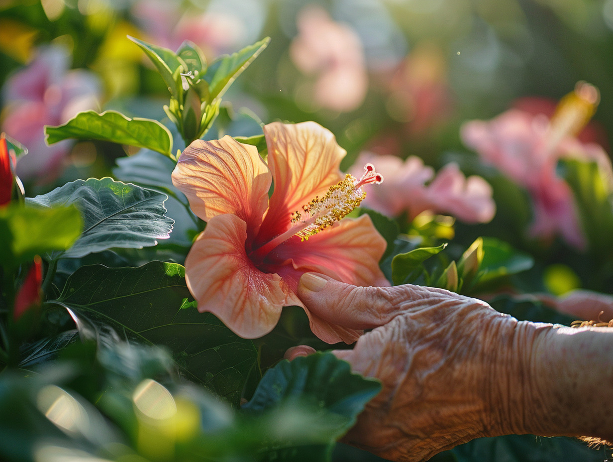 hibiscus croissance